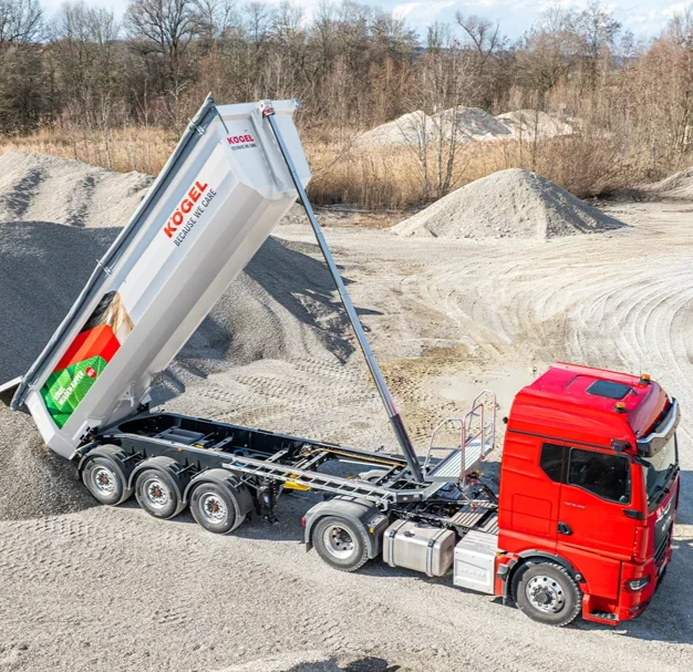 Kögel stellt neuen Mulden-Kipper für das Baugewerbe vor